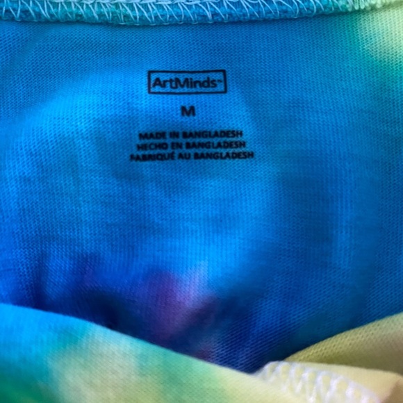 Color Splash Pet Tee Medium Tie Dye Dog Shirt ArtMinds Fun Styling Vibes Bright - Picture 11 of 11